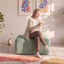 Ver imagem 5 de Puff para Apoio de Pés Modular 86cm Sync Kappesberg Boucle Menta