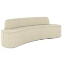 Ver imagem 1 de Sofá 4 Lugares para Sala de Estar Living 230cm Koane D06 Linho Creme - Mpozenato