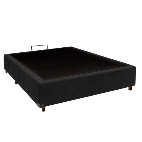 Cama Box Viuvo Preto Nature 128x188