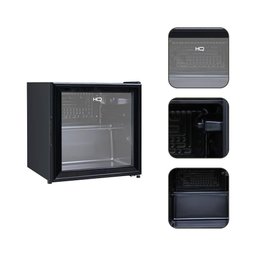 Frigobar Expositor Vertical Hq Vidro Duplo 50 Litros Preto Hq-50fbpv 220v - 3