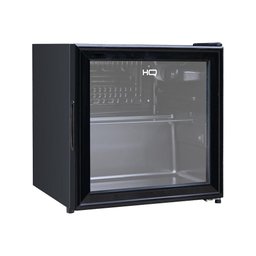 Frigobar Expositor Vertical Hq Vidro Duplo 50 Litros Preto Hq-50fbpv 220v - 1