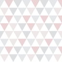 Ver imagem 2 de Papel de Parede Infantil - Triângulos Geométricos 9 Arte Destaque 2,50 Metros