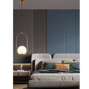 Lustre Pendente Luminaria Teto E27 Globo Oval Decoraçao Moderna Casa Sala Recepçao Apartamento Ilumi