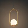 Lustre Pendente Luminaria Teto E27 Globo Oval Decoraçao Moderna Casa Sala Recepçao Apartamento Ilumi - 5