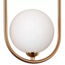 Ver imagem 6 de Lustre Pendente Luminaria Teto E27 Globo Oval Decoraçao Moderna Casa Sala Recepçao Apartamento Ilumi