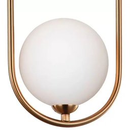 Lustre Pendente Luminaria Teto E27 Globo Oval Decoraçao Moderna Casa Sala Recepçao Apartamento Ilumi - 6