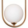 Lustre Pendente Luminaria Teto E27 Globo Oval Decoraçao Moderna Casa Sala Recepçao Apartamento Ilumi - 6