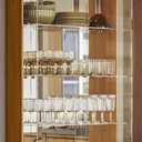 Ver imagem 5 de Cristaleira Porta de Vidro com Espelho e Led Zuni Ypê N02 - Mpozenato