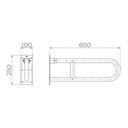 Ver imagem 3 de Barra de Apoio Articulável Docol 974716 com 60cm