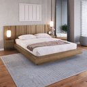 Ver imagem 1 de Cama Queen Zurique 2 Portas Mel - Art In Móveis