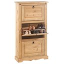 Ver imagem 7 de Sapateira Vertical Organizadora Madeira 3 Portas 15 Pares Rustico