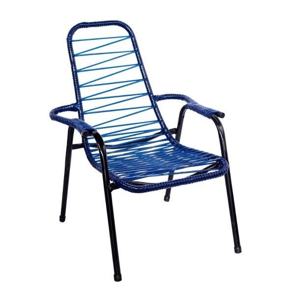 Cadeira de Área e Varanda Fio Azul Infantil Fortmix