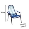 Cadeira de Área e Varanda Fio Azul Infantil Fortmix - 2