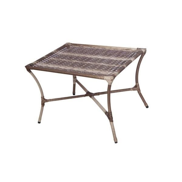 Conjunto 3 Cadeiras e Mesa de Centro para Área de Lazer e Piscina Junco Capucino Fortmix - 5