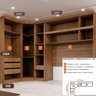 Guarda Roupa Modulado Casal Safira 008 em Mdf com 8 Portas e 4 Gavetas - 3