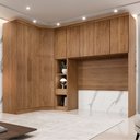 Ver imagem 2 de Guarda Roupa Modulado Casal Safira 008 em Mdf com 8 Portas e 4 Gavetas
