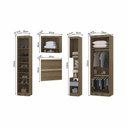 Ver imagem 4 de Quarto de Solteiro com Guarda Roupas e Mesa de Cabeceira Paris Luciane Móveis