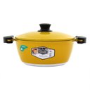 Ver imagem 2 de Panela 18cm Amarelo Resistente Gulê em Alumínio 1,5 Litros