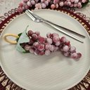 Ver imagem 7 de Maison Charlo Kit 4 Porta Guardanapo Cacho de Uva Prime:roxo
