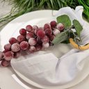 Ver imagem 2 de Maison Charlo Kit 4 Porta Guardanapo Cacho de Uva Prime:roxo