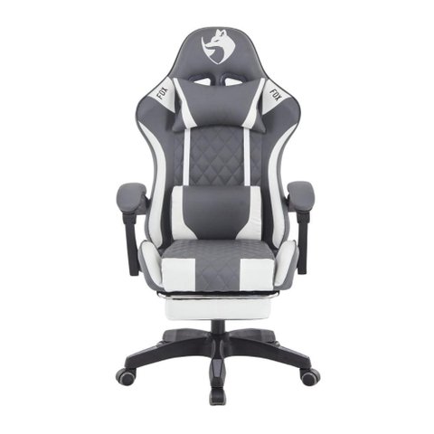 Cadeira Gamer Fox Racer Luna com Apoio de Pés Ut-b200 Cinza