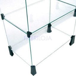 Estante de Vidro Temperado - 3,00 x 1,60 x 0,30 - 4