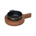 Ver imagem 1 de Cumbuca de Ferro com Suporte de Madeira Para Porções 12cm
