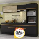 Ver imagem 1 de Armário Cozinha Completa 5 Pç C/rodapé Made Mp2181 Multimóveis + Brinde Jogo de Panelas Tramontina
