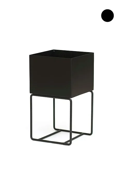 Ver imagem 1 de Cachepot para Plantas - 22x22x40 - Preto