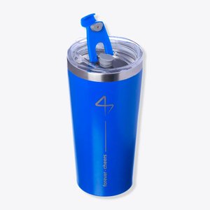 Copo Térmico Forever Cheers Azul 500 ml