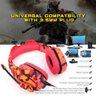 Headset Gamer Fone Profissional Compatível C/Celular Ps4 xbox Onikuma K1 - Vermelho - 3