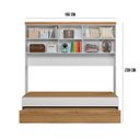 Ver imagem 6 de Ponte para Dormitório Quarto Infantil Onix Cor Flex Peternella: Branco/Nature