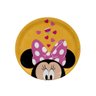 Jogo 4 Pratos Rasos Melamina Refeição Infantil Minnie 20cm - Tuut - 2