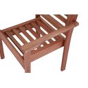 Ver imagem 7 de Conjunto Mesa Oitavada com Furo para Ombrelone e 4 Cadeiras Poltronas Madeira Maciça