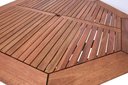 Ver imagem 5 de Mesa Oitavada com Furo para Ombrelone com 4 Cadeiras Poltronas Madeira Maciça