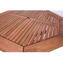 Ver imagem 4 de Conjunto Mesa Oitavada com Furo para Ombrelone e 4 Cadeiras Poltronas Madeira Maciça