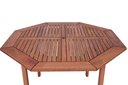 Ver imagem 4 de Mesa Oitavada com Furo para Ombrelone com 4 Cadeiras Poltronas Madeira Maciça