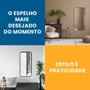 Ver imagem 5 de Espelho Decorativo Grande Modelo Retangular 50x110 para Sala Lavabo Escritório