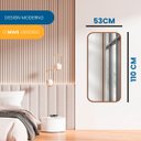 Ver imagem 3 de Espelho Decorativo Grande Modelo Retangular 50x110 para Sala Lavabo Escritório