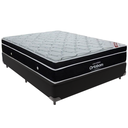Ver imagem 1 de Cama Box e Colchão Elegant Molas Ensacadas Casal Ortobom: Preto