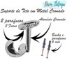 Suporte De Teto Para Varão Simples 19 Mm Cromado - 6