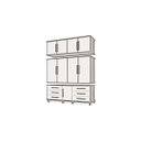 Ver imagem 3 de Guarda Roupa Londres Triplex 4 Portas 6 Gavetas com Maleiro Luapa Móveis