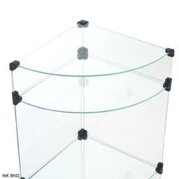 Balcão Cantoneira Modulado em Vidro - 0,30 x 1,10 x 0,30 - 2