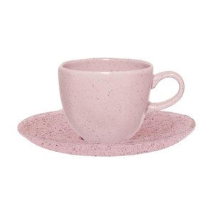 Cj 6 Xícaras de Chá 220ml C Pires - Pink Sand - Oxford