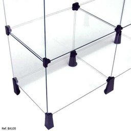 Balcão de Atendimento Modulado em Vidro com Porta Bijuteria - 1,60 x 1,00 x 0,30 - 5