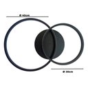 Ver imagem 2 de Plafon Sobrepor Hera Led 3000k 44w Ø60xø40cm Bivolt - Gmh Iluminação Pl-hera-70