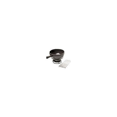 Jogo 9 Peças para Fondue Queijo Preto - 33453079 - Emile Henry