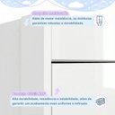 Ver imagem 4 de Quarto de Bebê com Guarda Roupa 3 Portas e Cômoda 100% MDF Encanto
