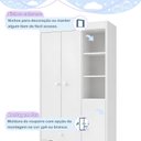 Ver imagem 6 de Quarto de Bebê com Guarda Roupa 3 Portas e Cômoda 100% MDF Encanto