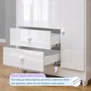 Ver imagem 5 de Quarto de Bebê com Guarda Roupa 3 Portas e Cômoda 100% MDF Encanto